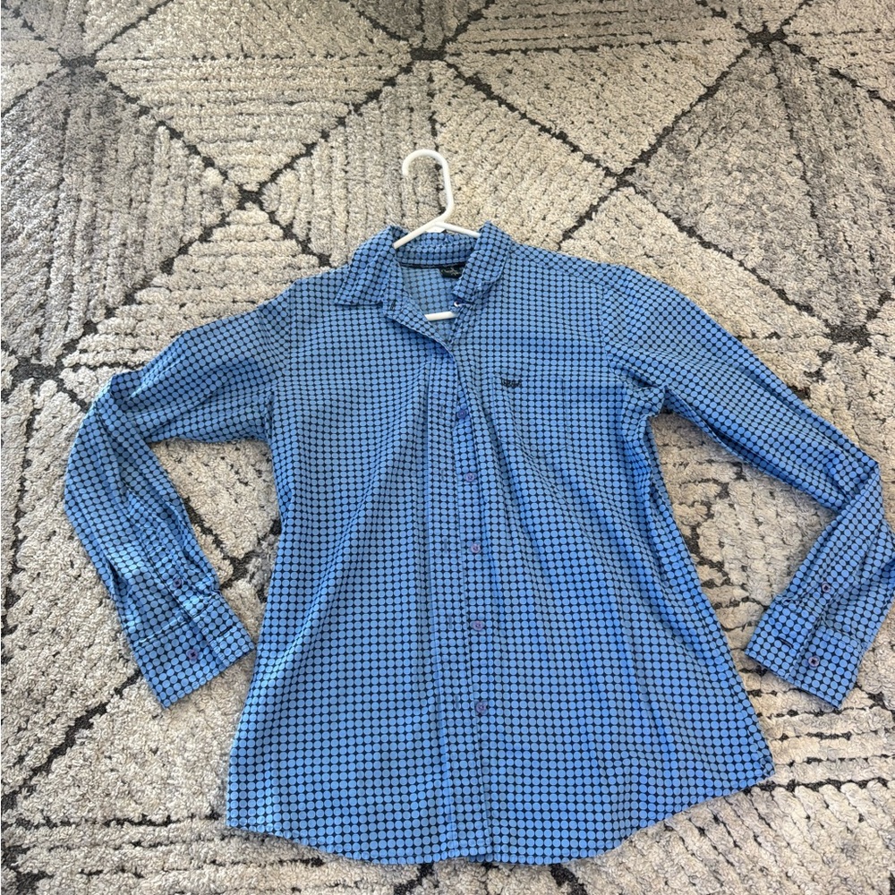 Blue  Women’s Western Shirt